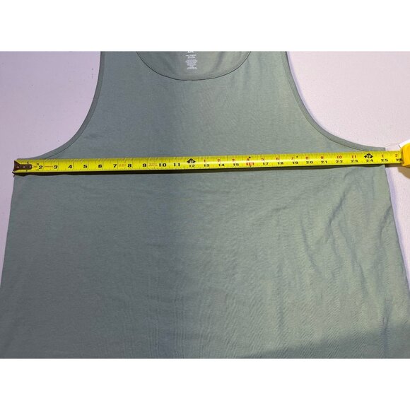 Sonoma Mens XXL Essential Green Tank Top 60% Cotton 40% Polyester Stretch Fabric - Picture 5 of 8